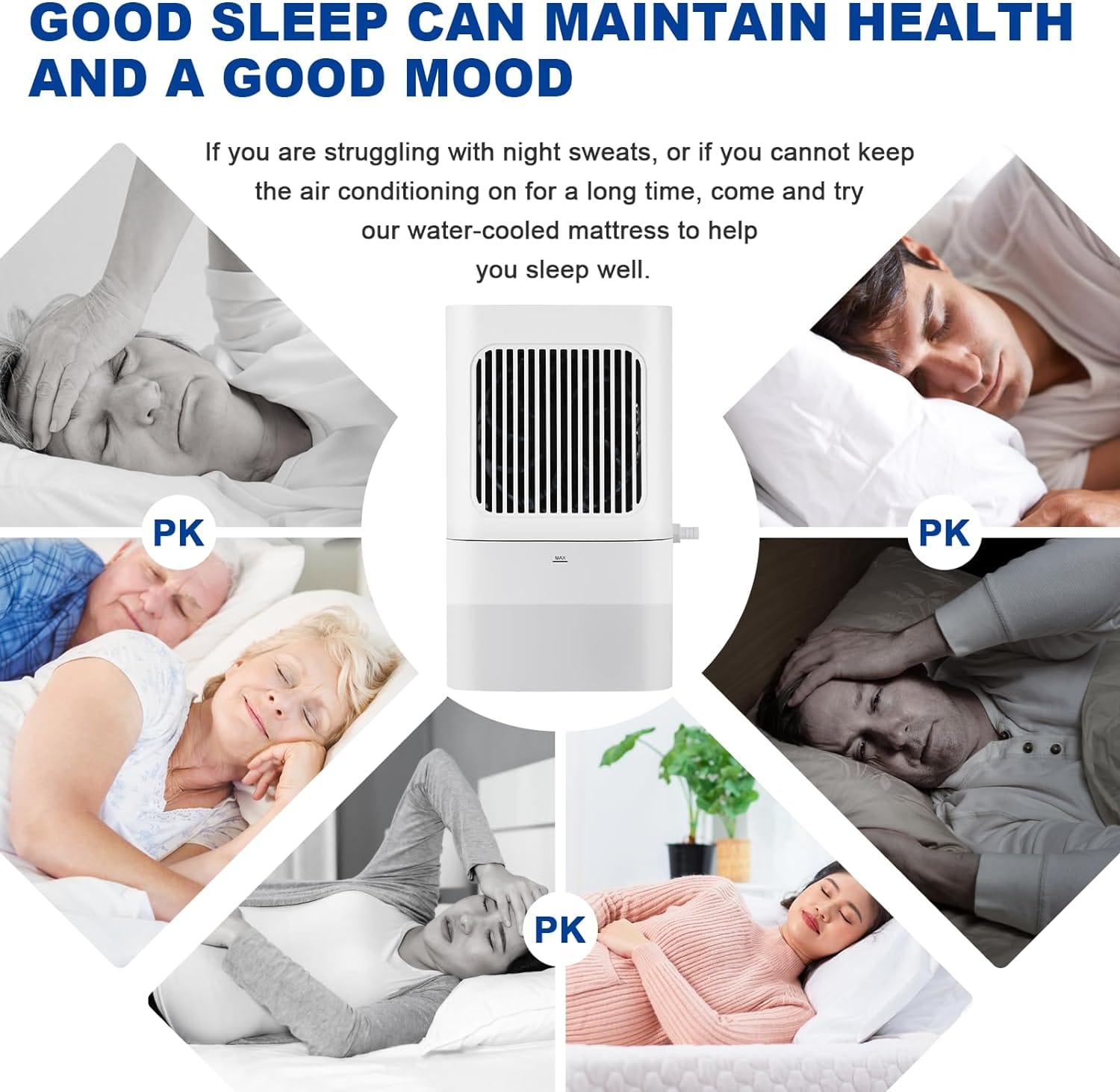 Cooling memory foam mattress.