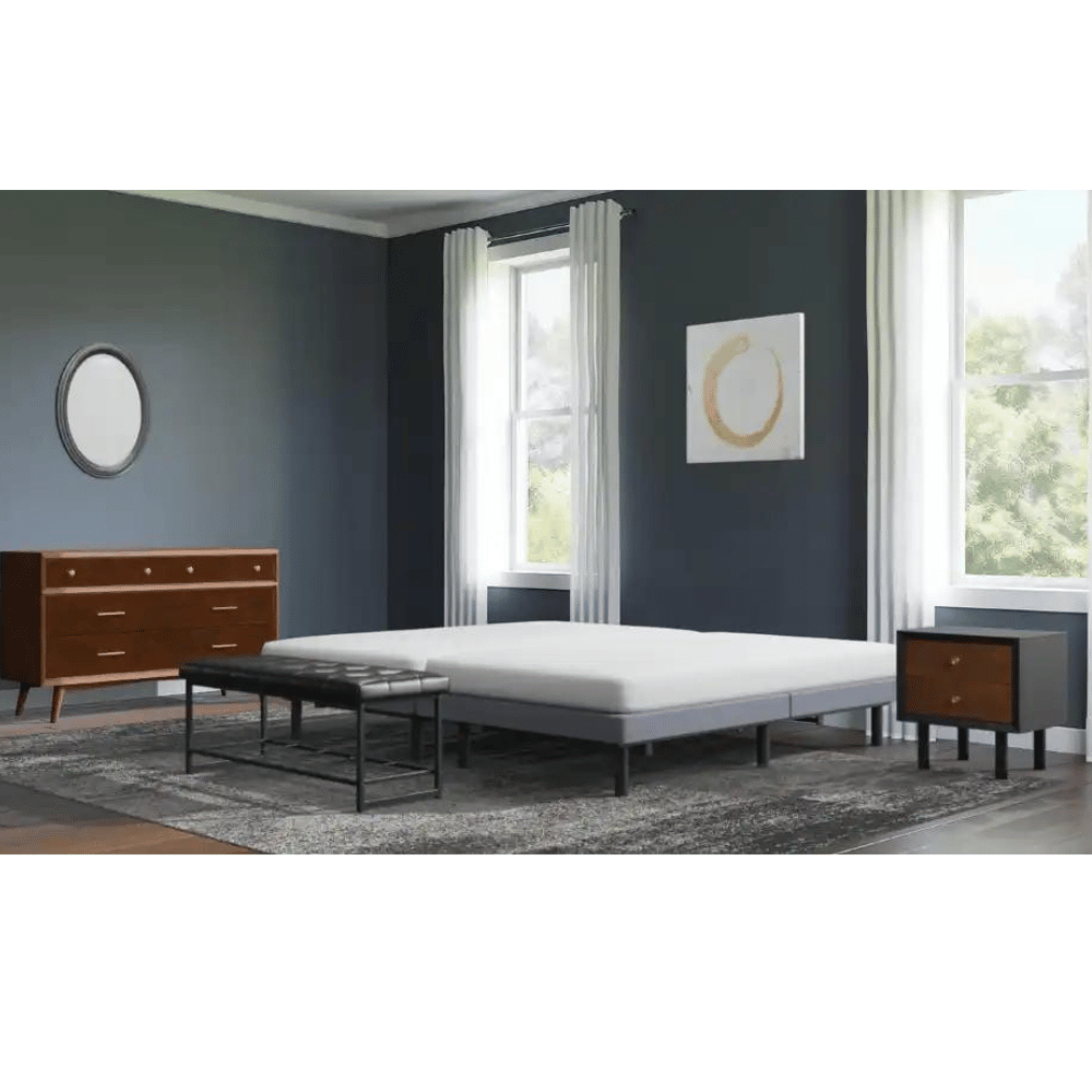 Bed frame with superior support and stability