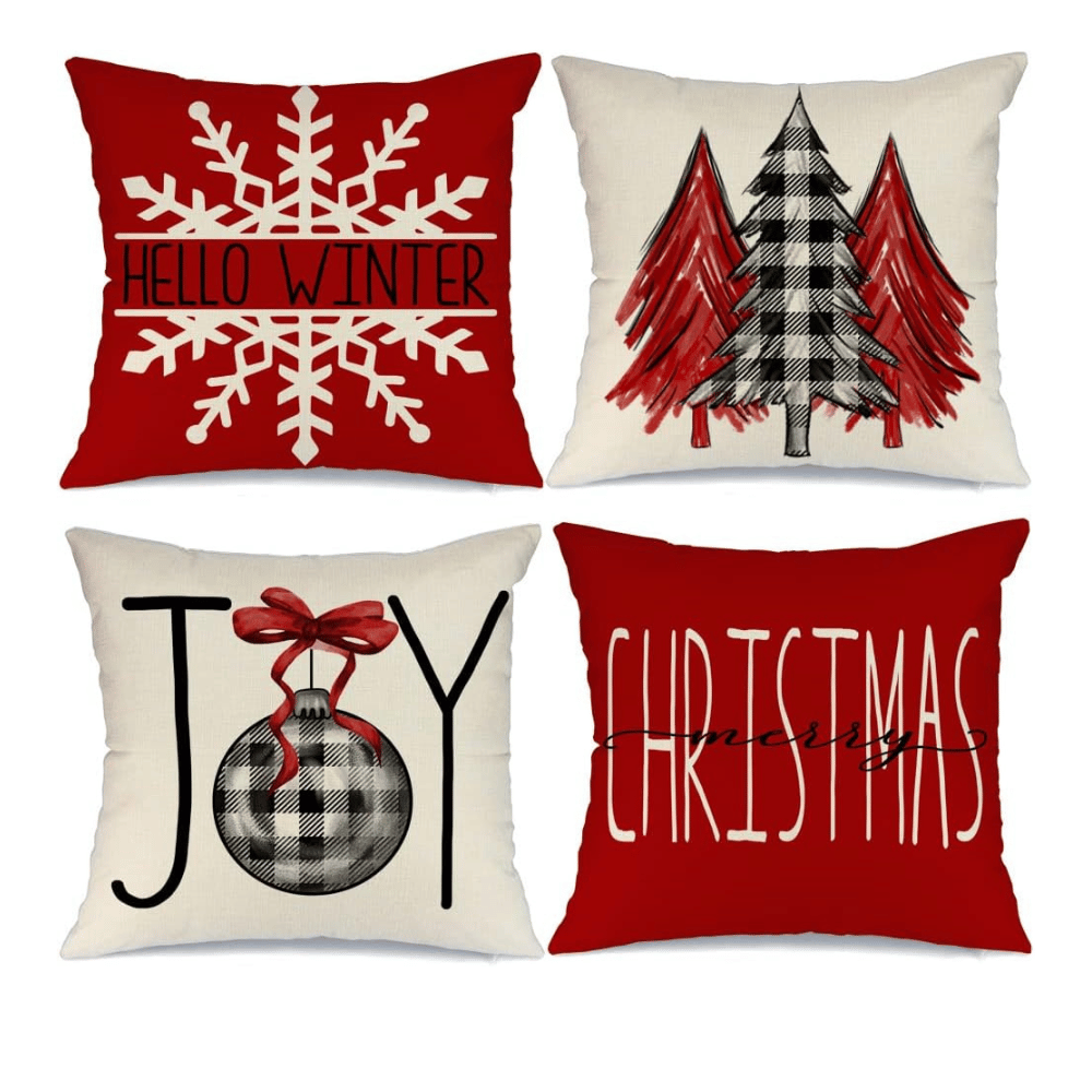Festive pillow covers