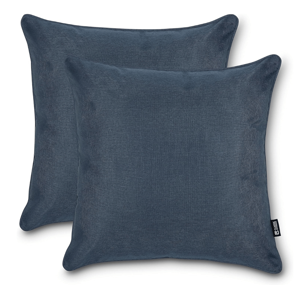 Chair cushions for patio chairs with tie-back strings