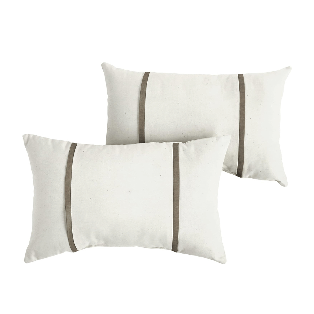 Patio furniture cushion with ergonomic support