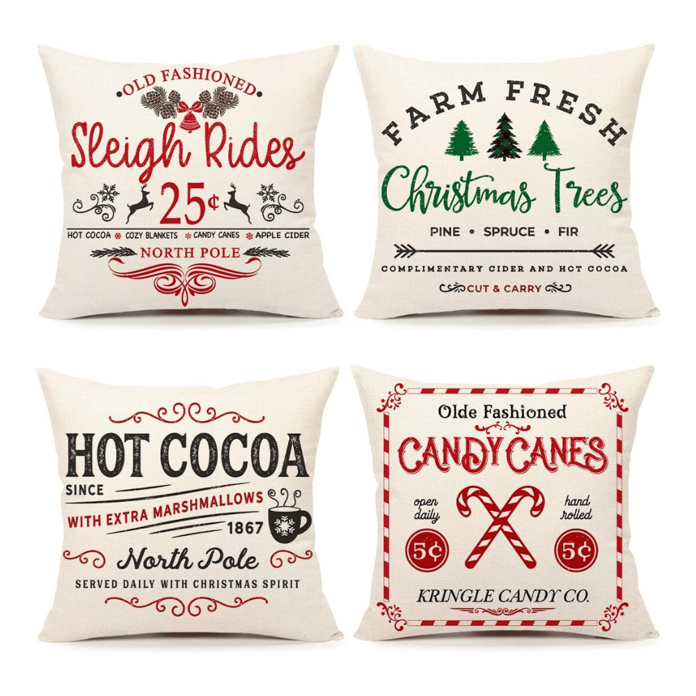 Christmas pillow cases