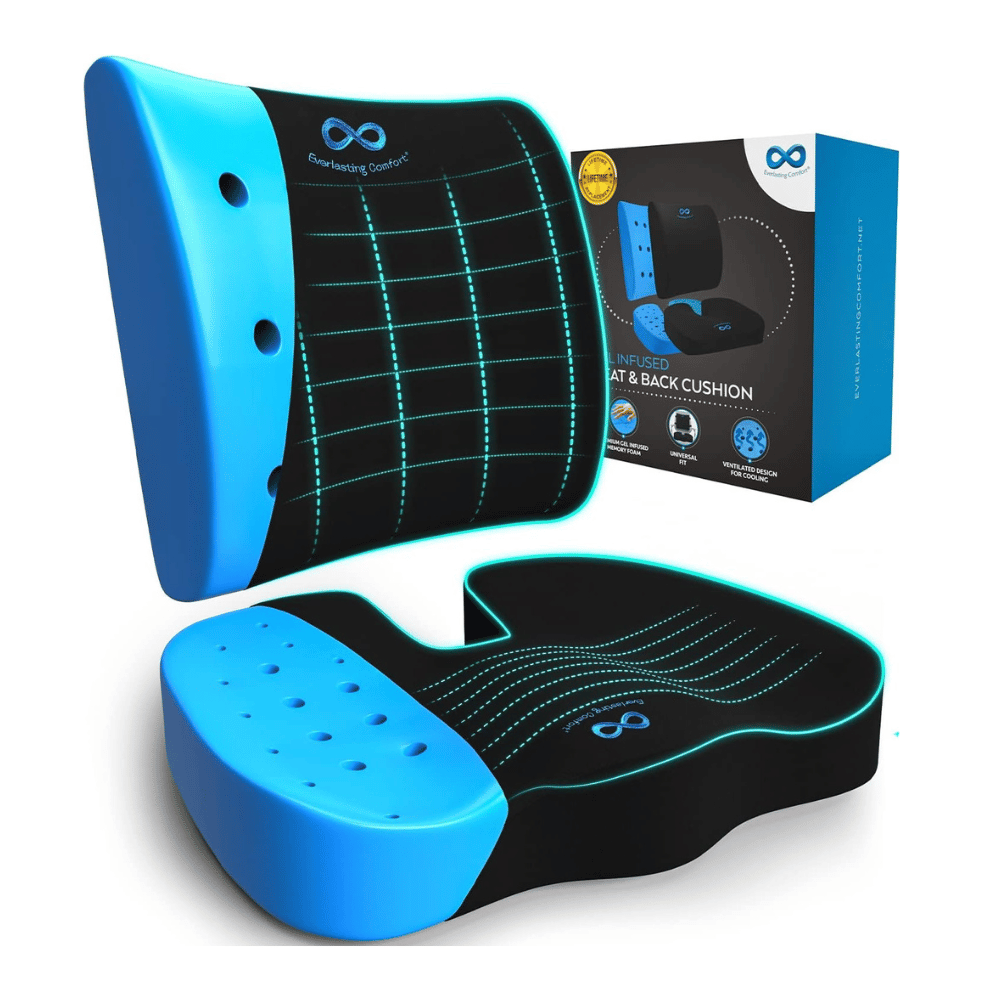 Lumbar support chair pillow