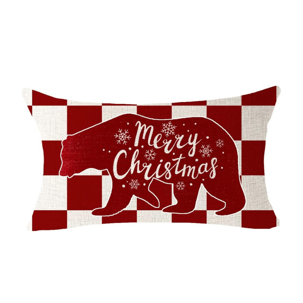 Xmas-themed pillow covers