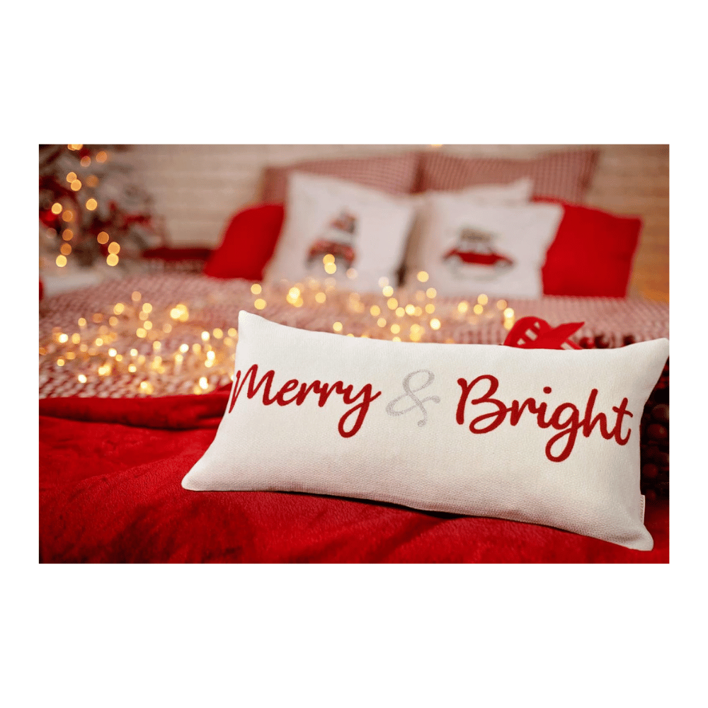 Beautiful christmas toss pillow covers