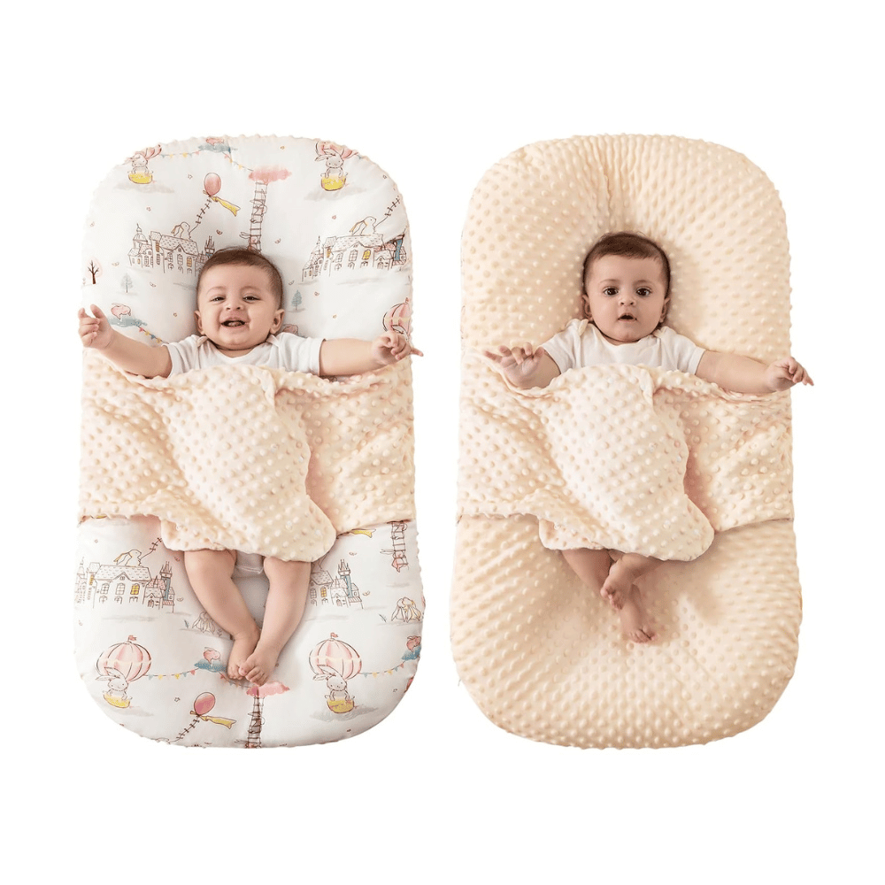 Adjustable infant lounge pillow