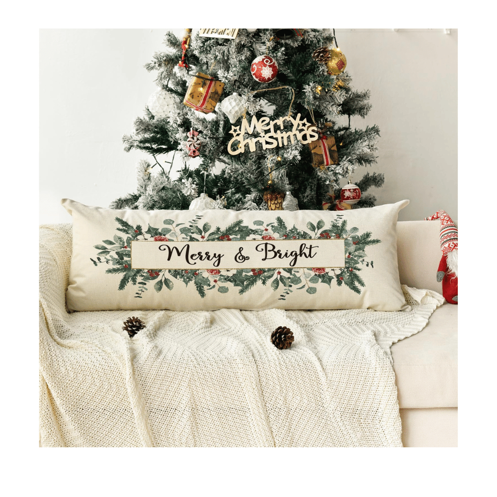 Holiday christmas pillow covers
