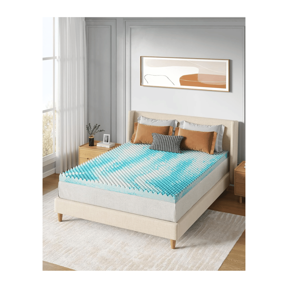 PERLECARE stable sleep egg crate topper