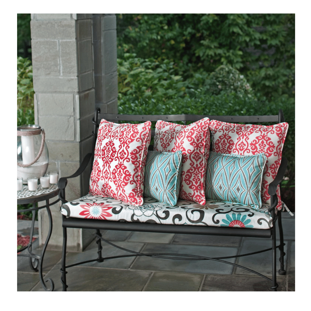Exterior throw pillows