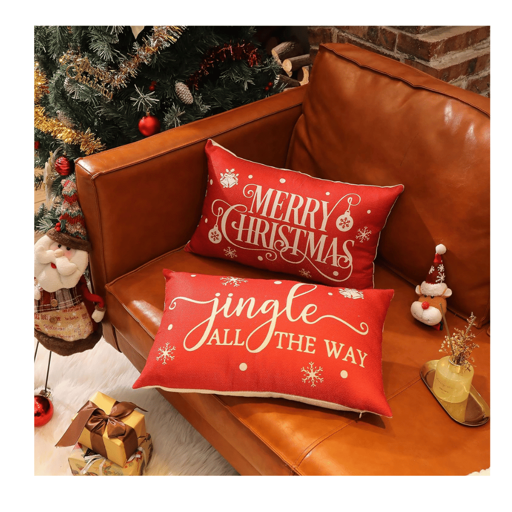 Christmas throw pillow cases