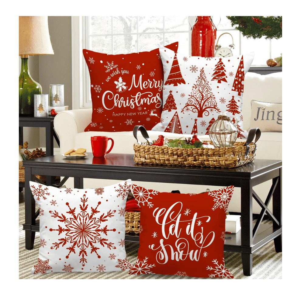 Xmas pillow covers for couches