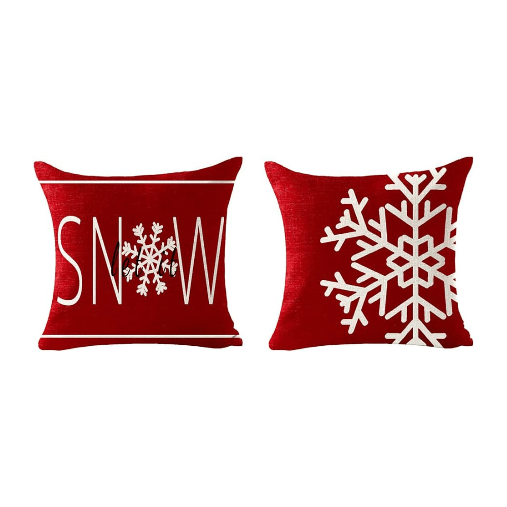 Decorative christmas pillow covers