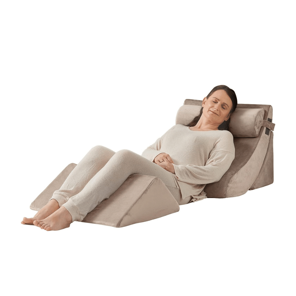 Comfortable leg pillow for back pain
