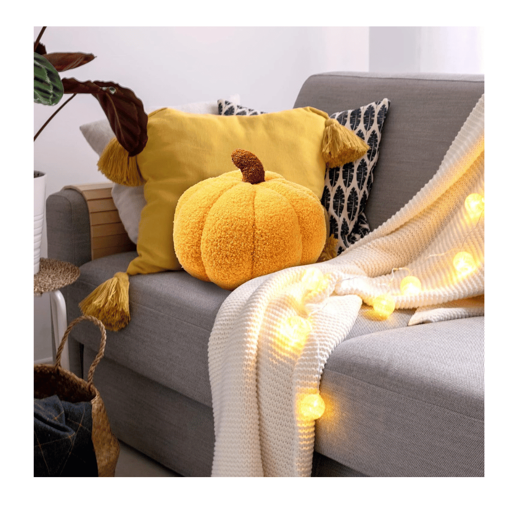 Queekay autumn-themed pillow