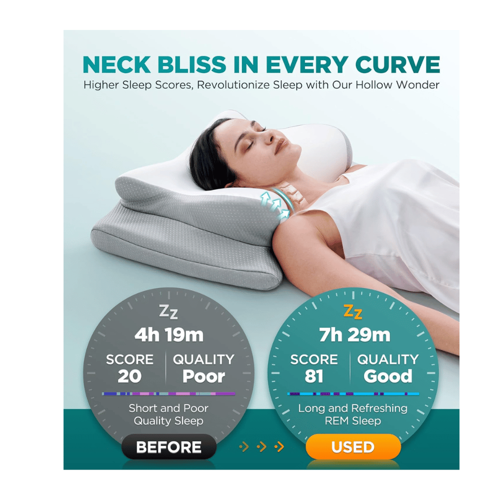 The best side sleeper pillow for neck pain.