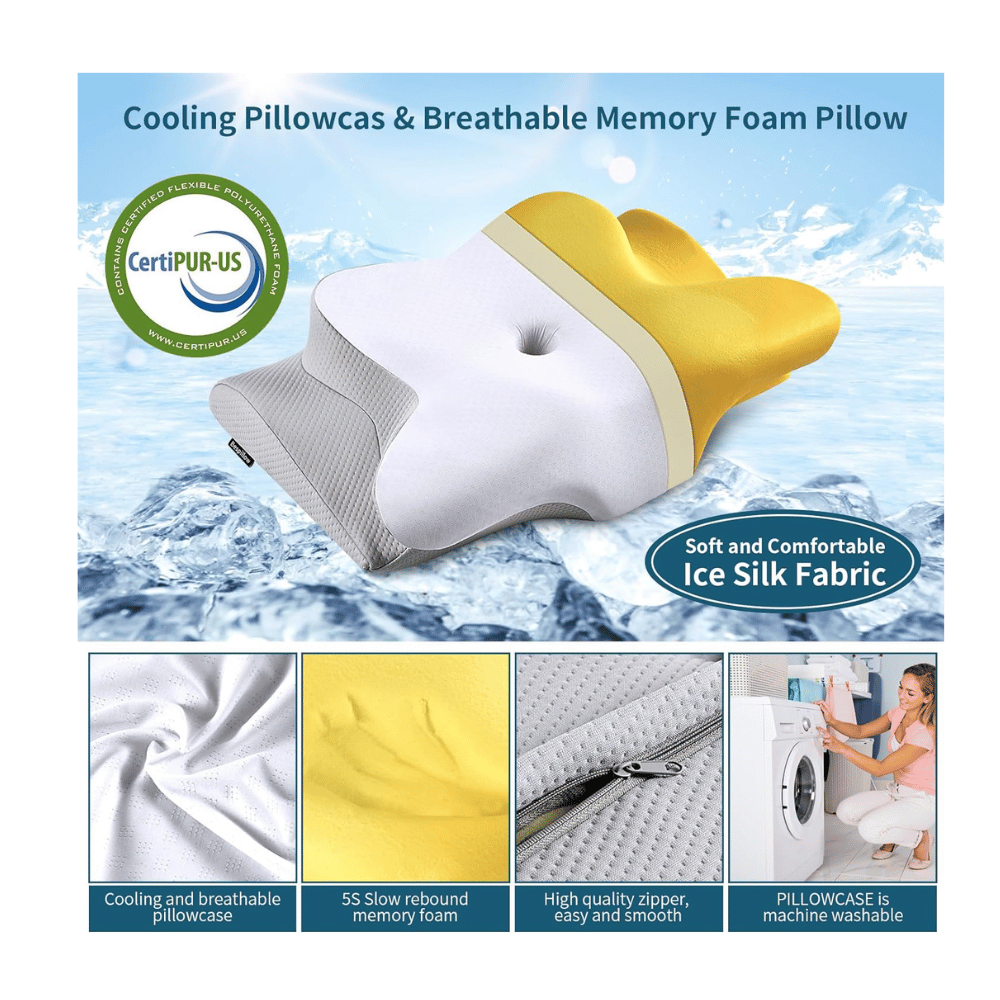 Top neck pillow for neck pain.