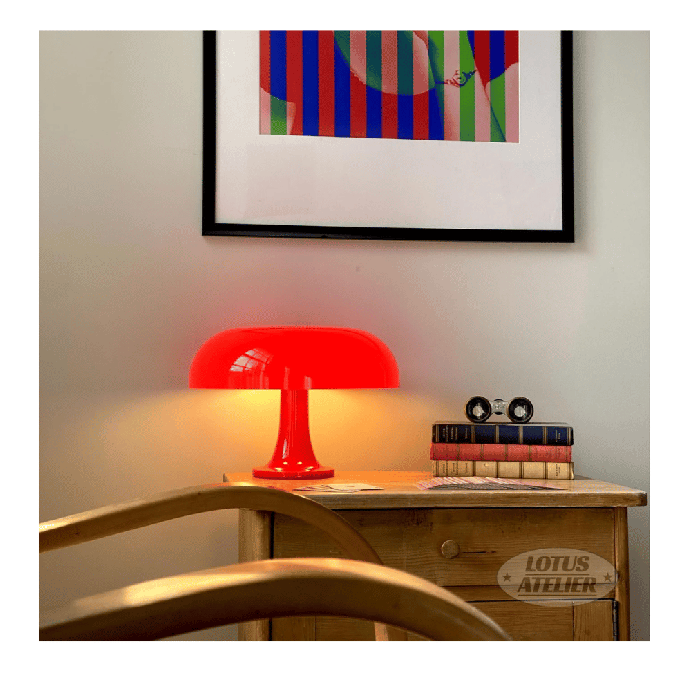 Lotus Durable Red Mushroom Lamp