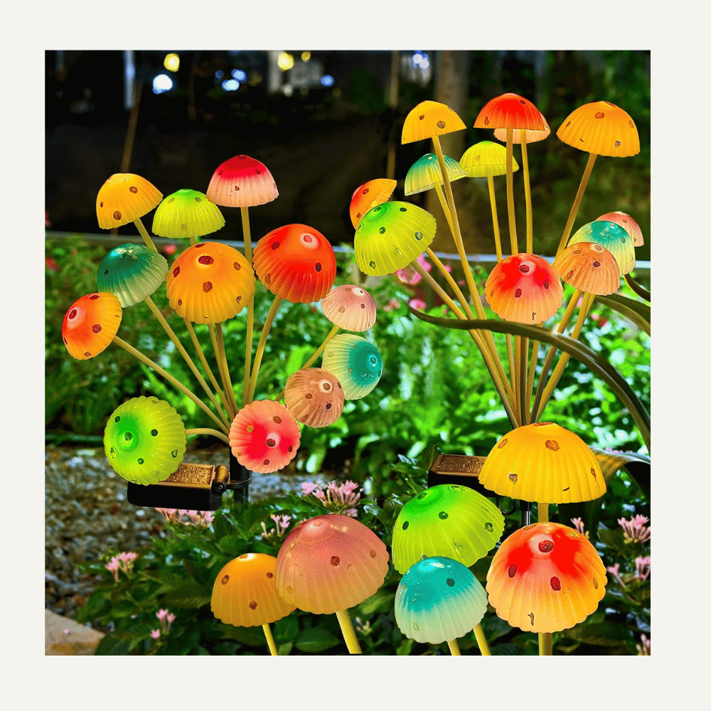 Kohlrabi mushroom outdoor lights