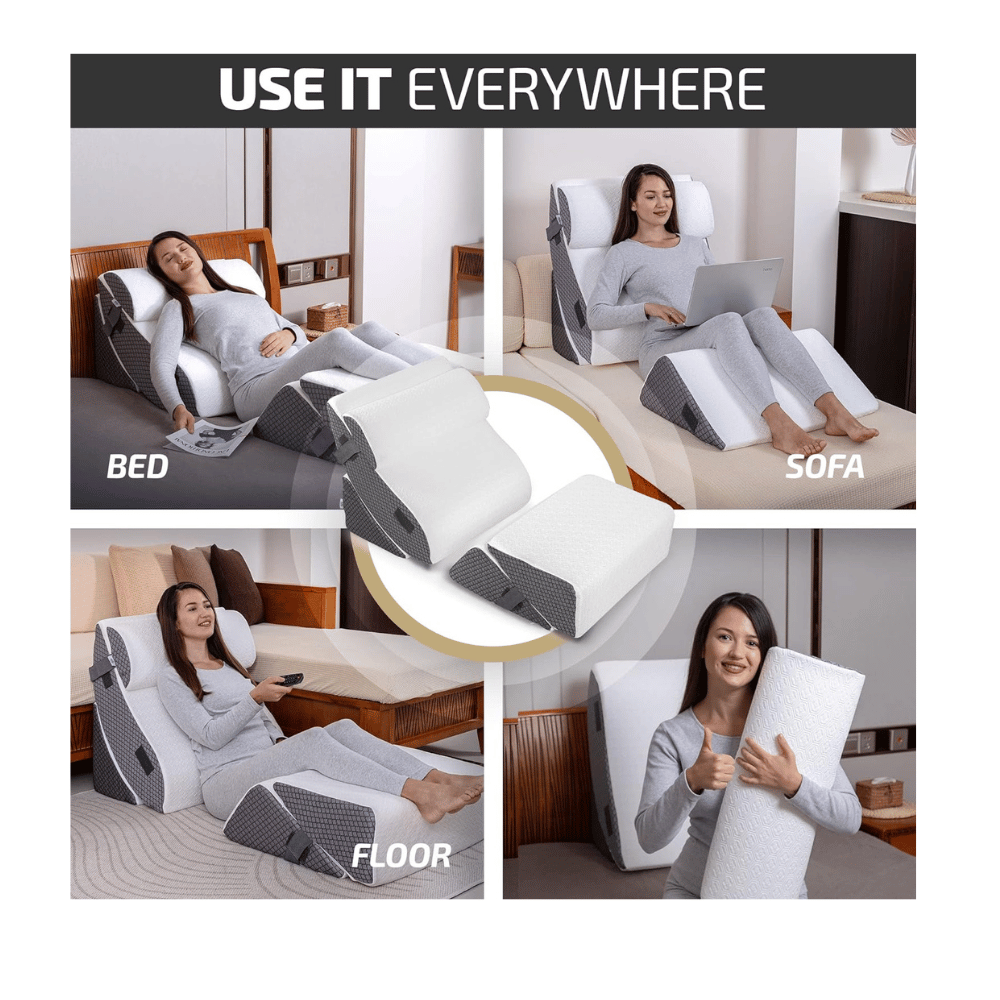 Pillow under knees spine
