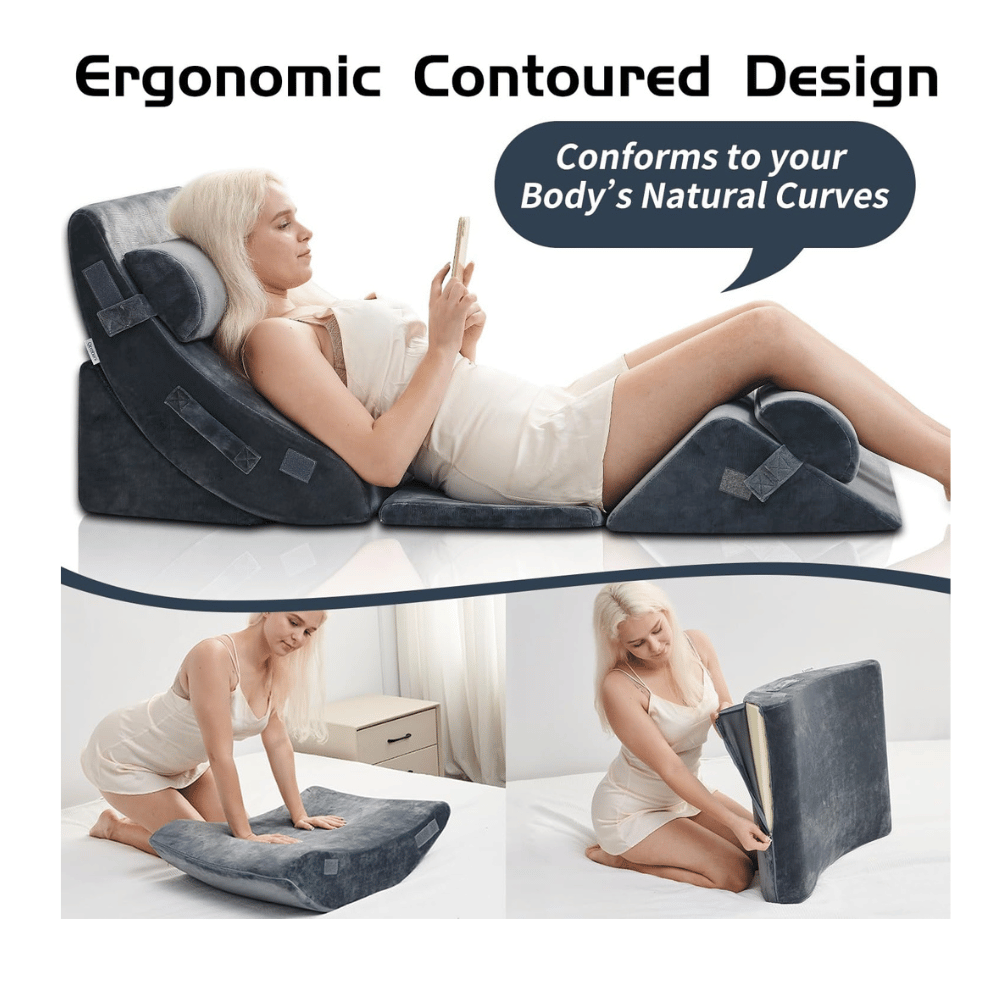 Leg pillow for pain relief while sleeping
