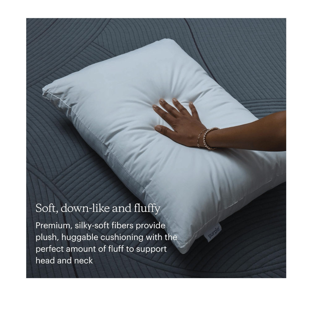 Purple pillow neck pain