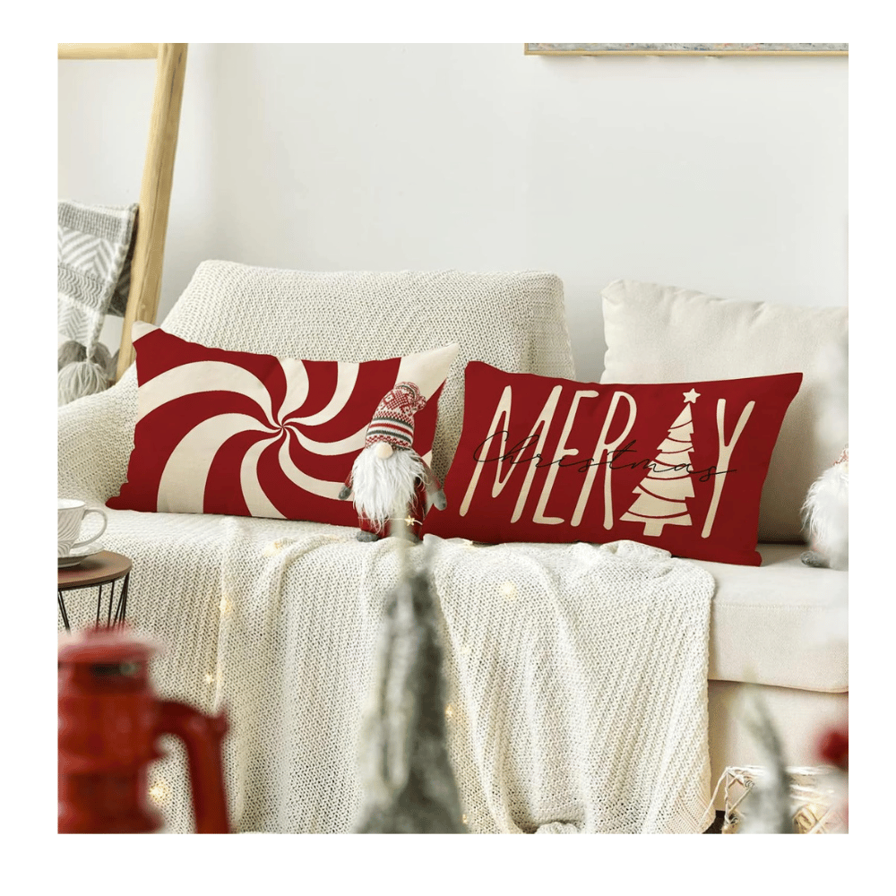 Holiday-ready pillow case covers christmas