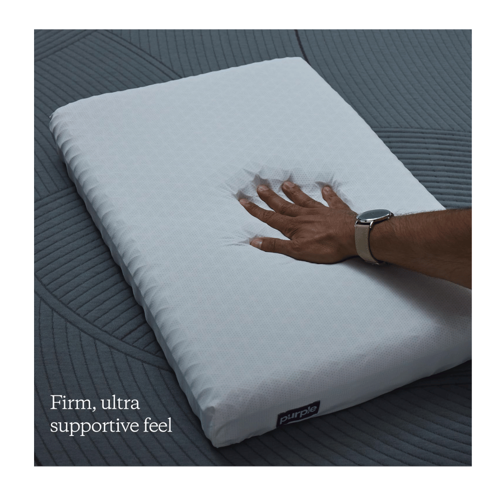 Purple side sleeper pillow for comfort