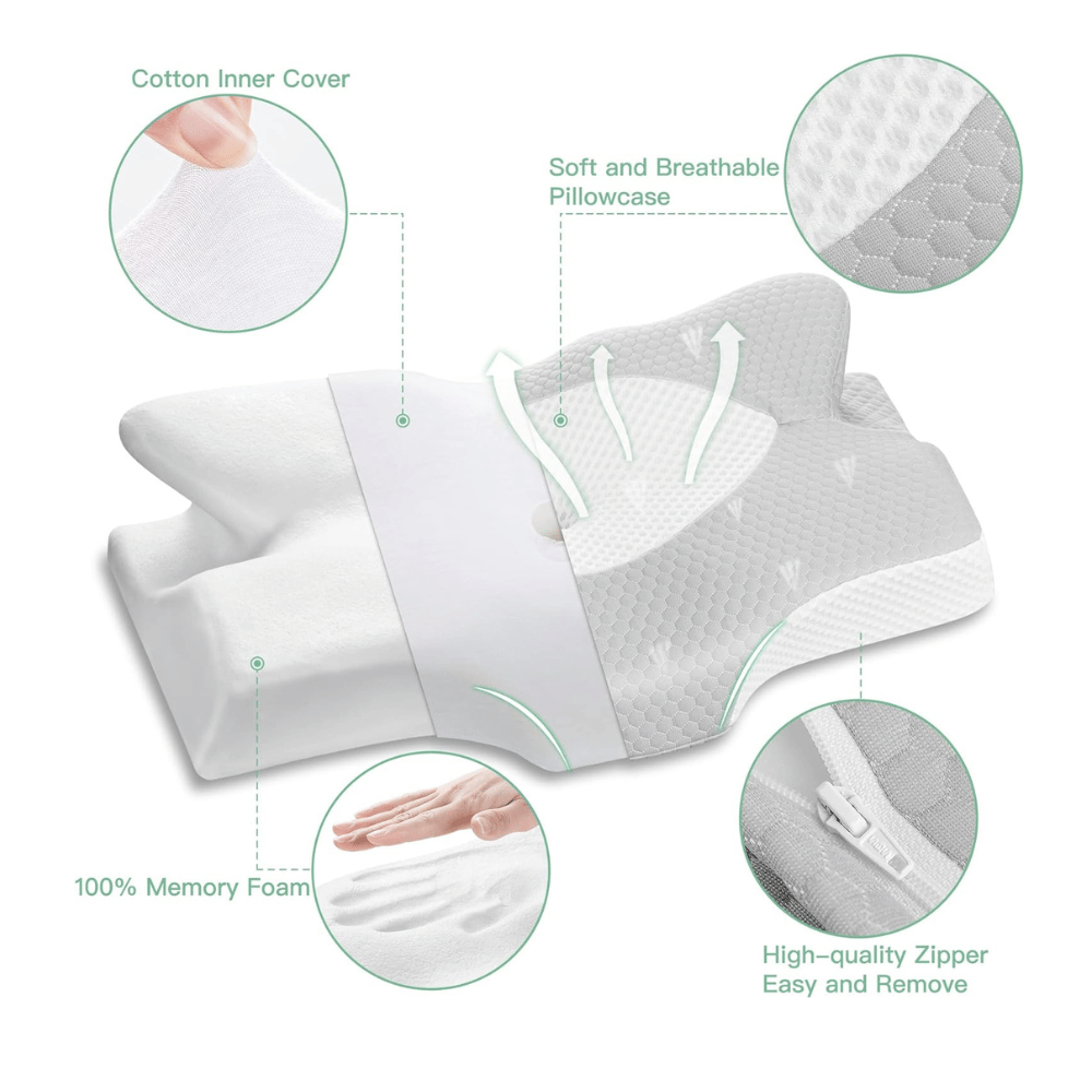 Neck support pillow.