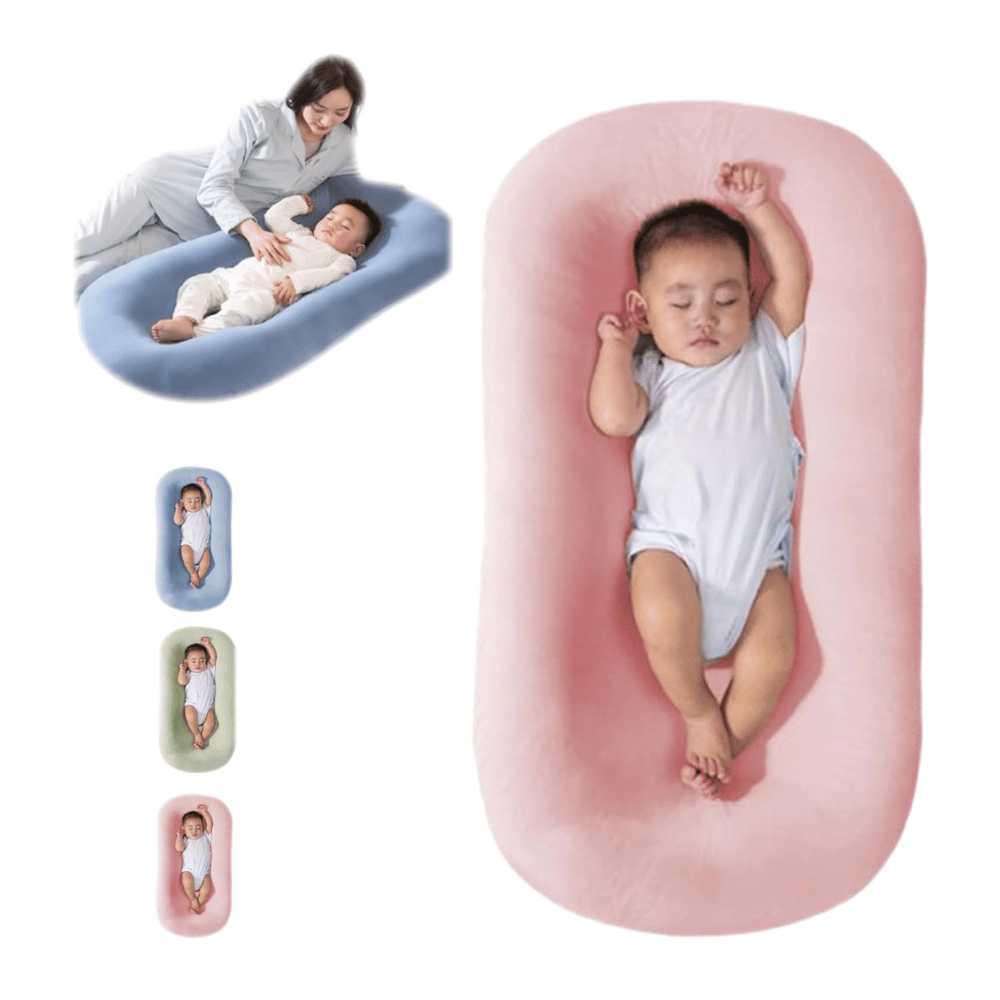 Cozy infant lounger for bedtime