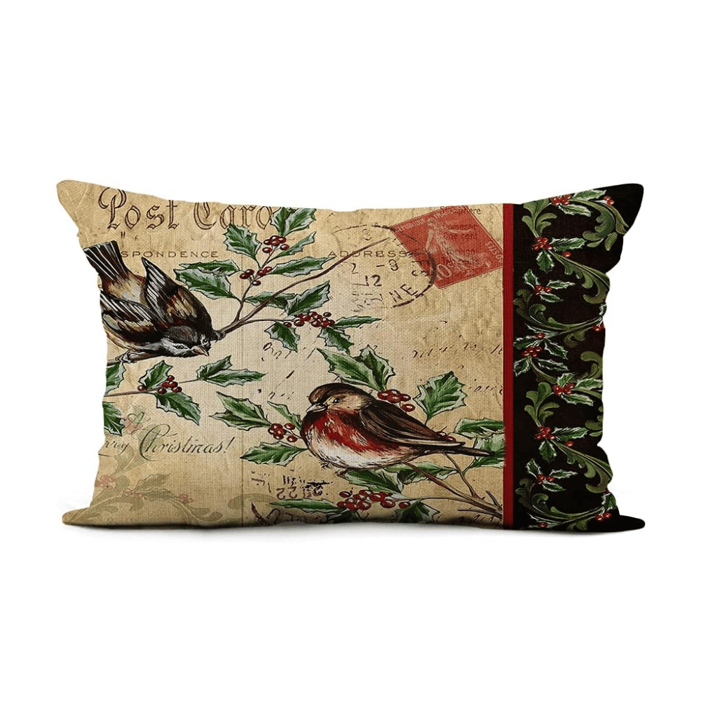 Handmade christmas pillow decor