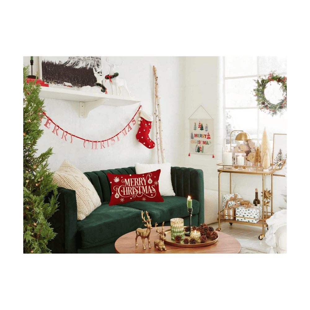 Christmas covers for throw pillows