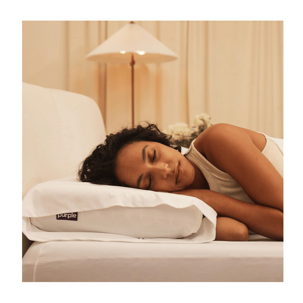 Purple harmony pillow neck pain