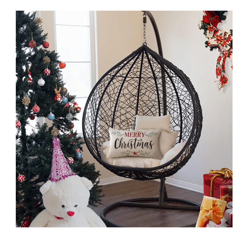 Rustic christmas pillow covers