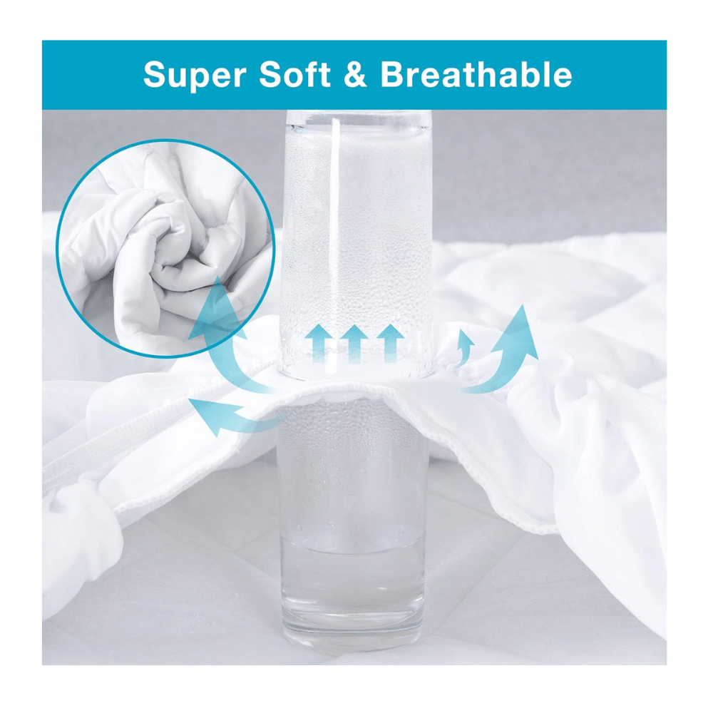 Waterproof fitted bed sheets