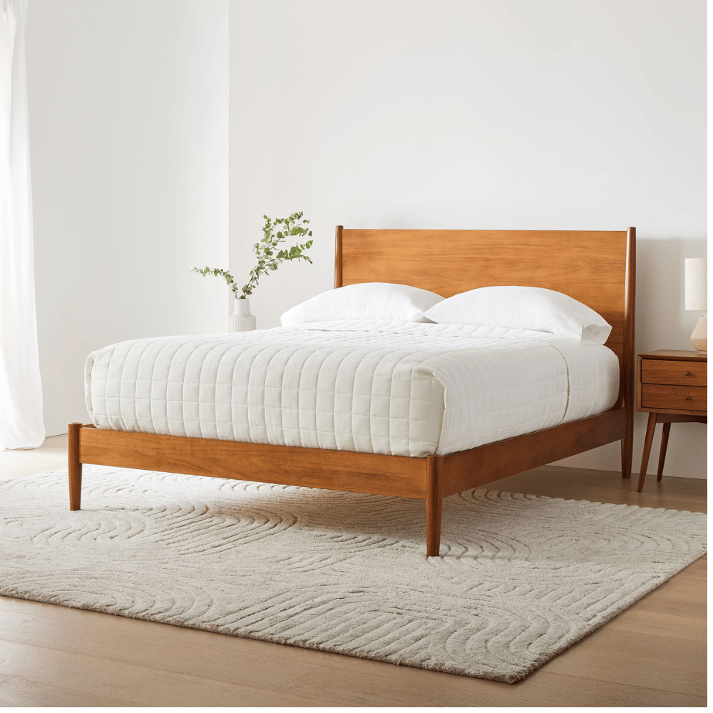West Elm retro bed