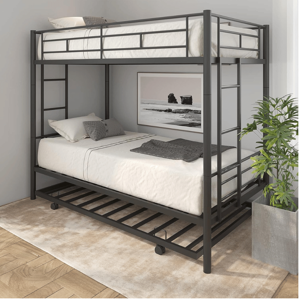 CALABASH twin metal bunk bed