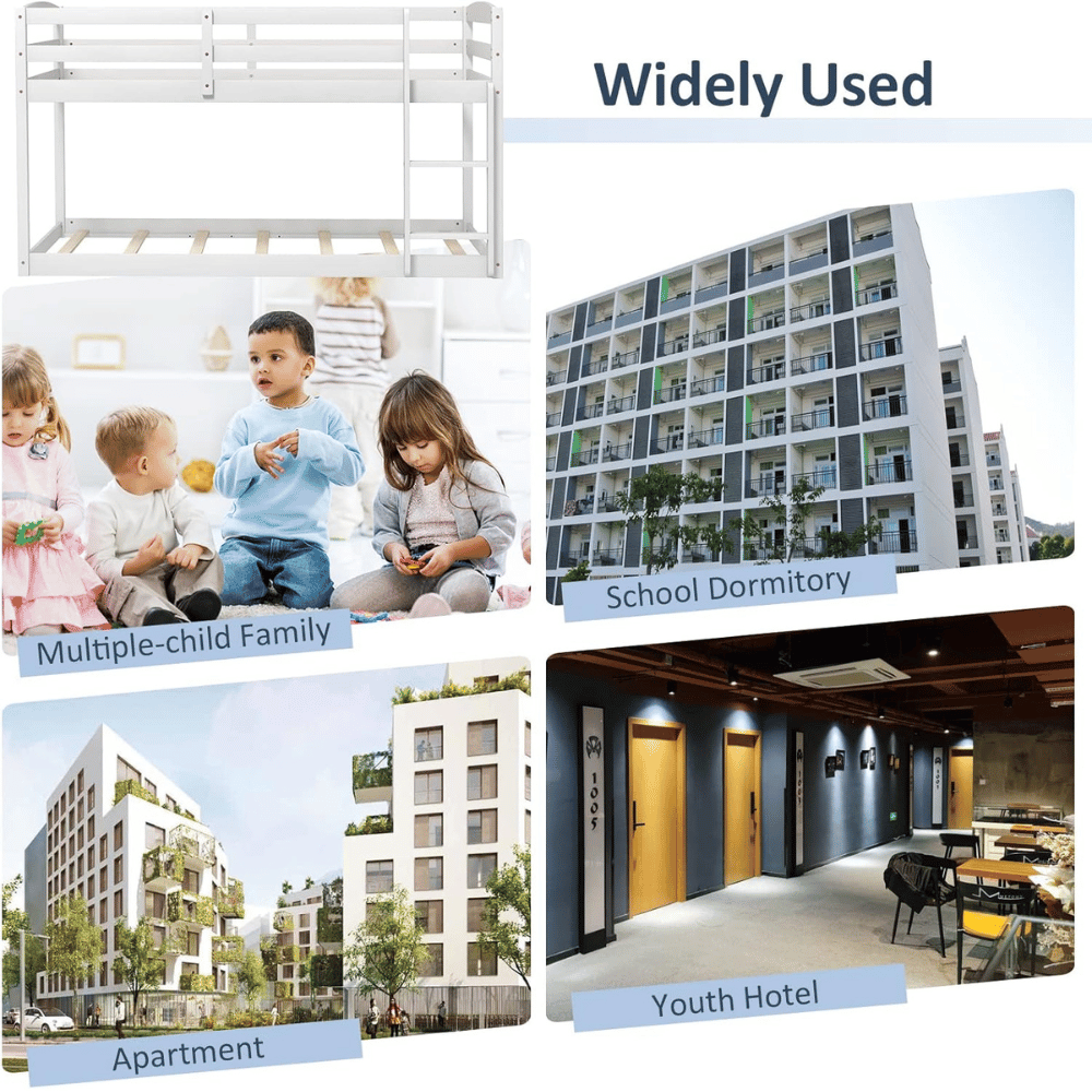 Giantex twin-over-twin bunk bed