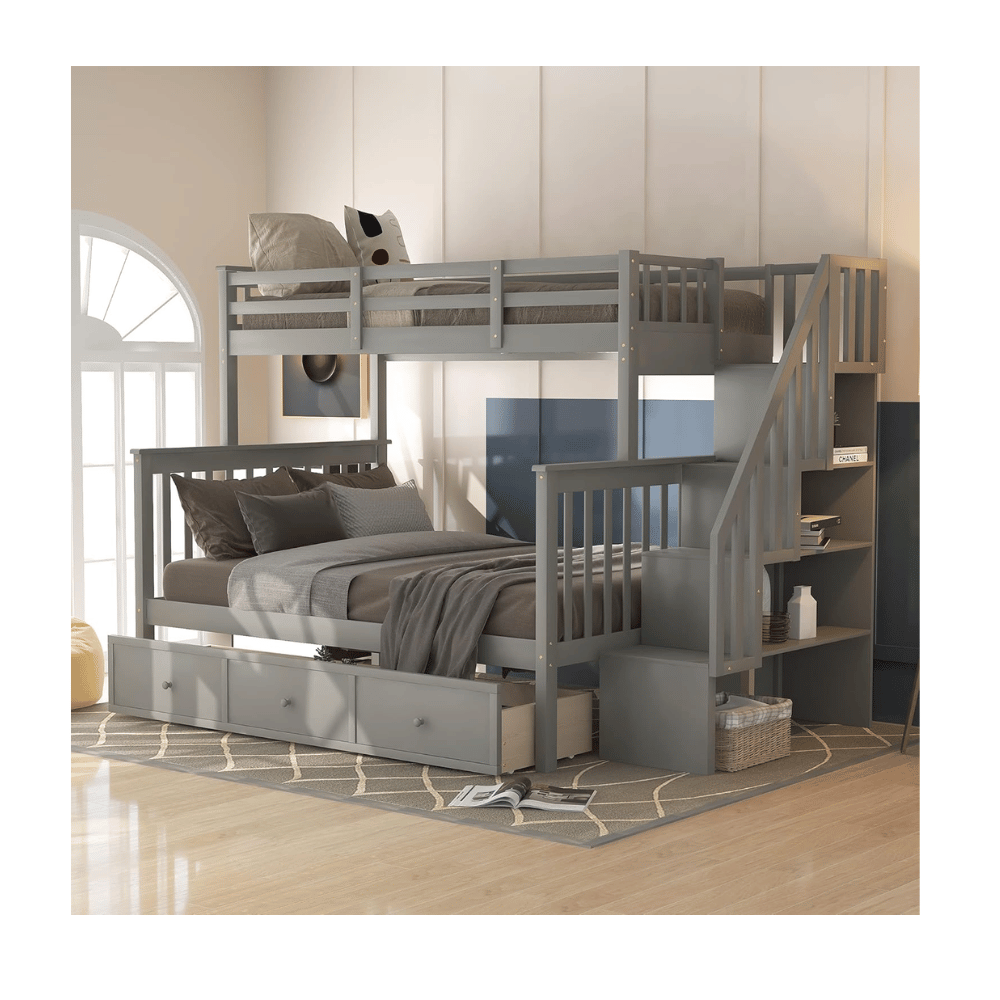 MERITLINE space-saving kids bunk bed