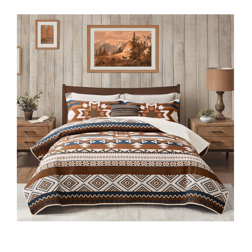 Rustic Aztec Bedding