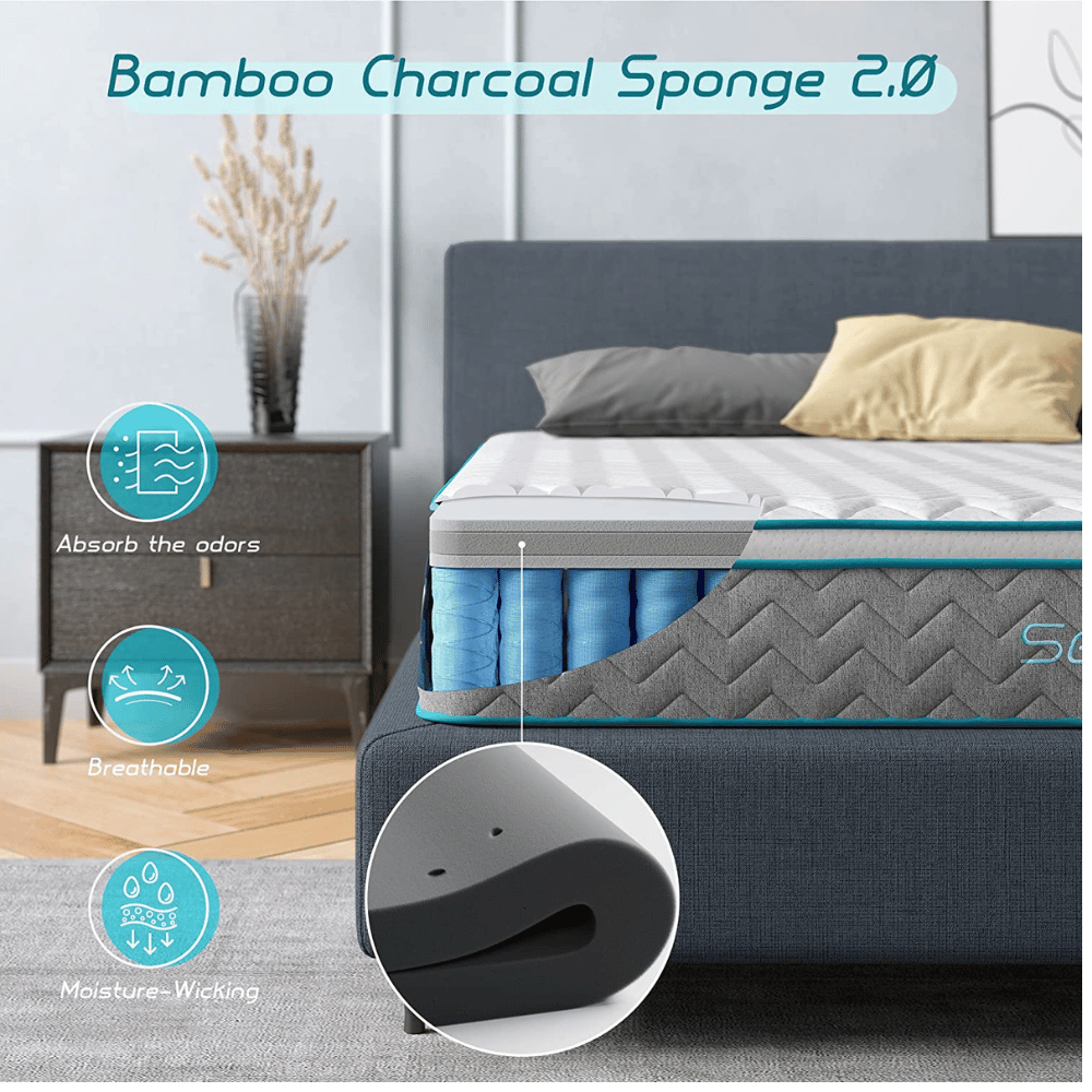 Serweet bamboo hybrid mattress
