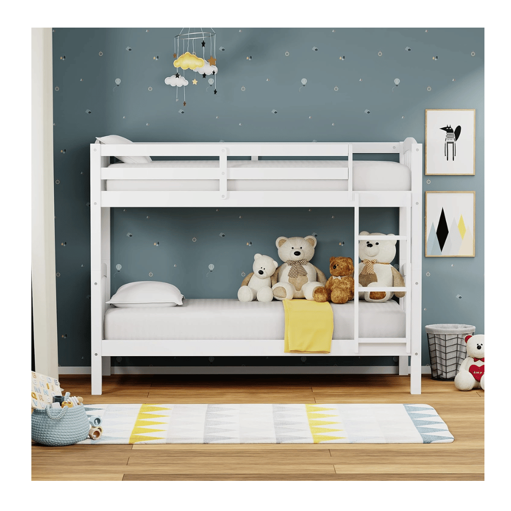 Glenwillow Home twin-over-twin kids bed