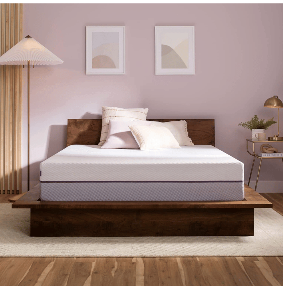 Purple medium-firm mattress support