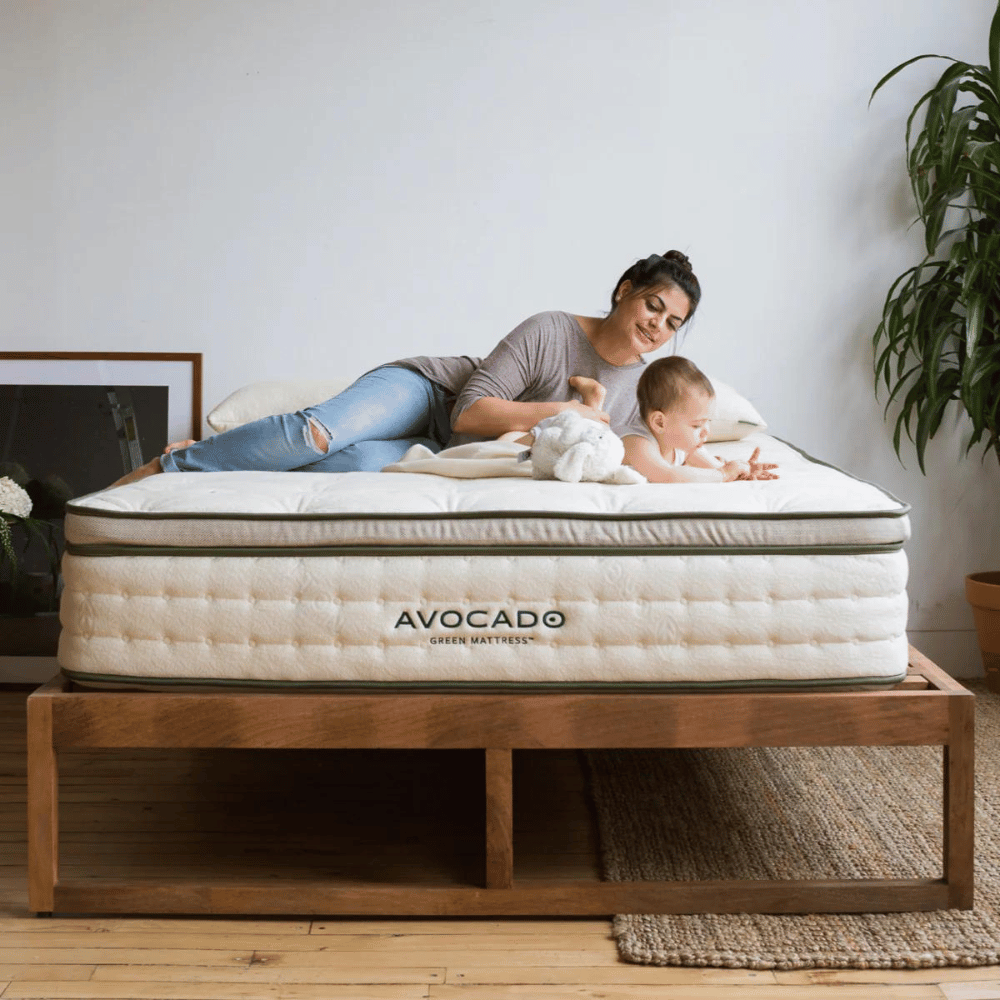 avocado green california queen mattress