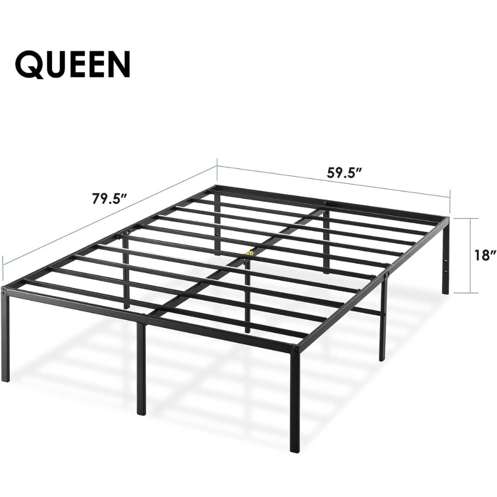 Affordable king-sized bed frame with sturdy support