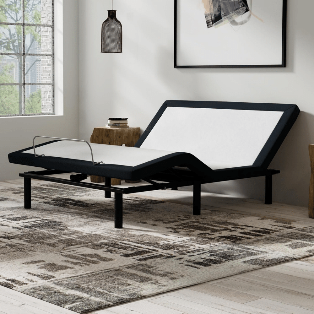 Adjustable bed frame for personalized sleeping comfort