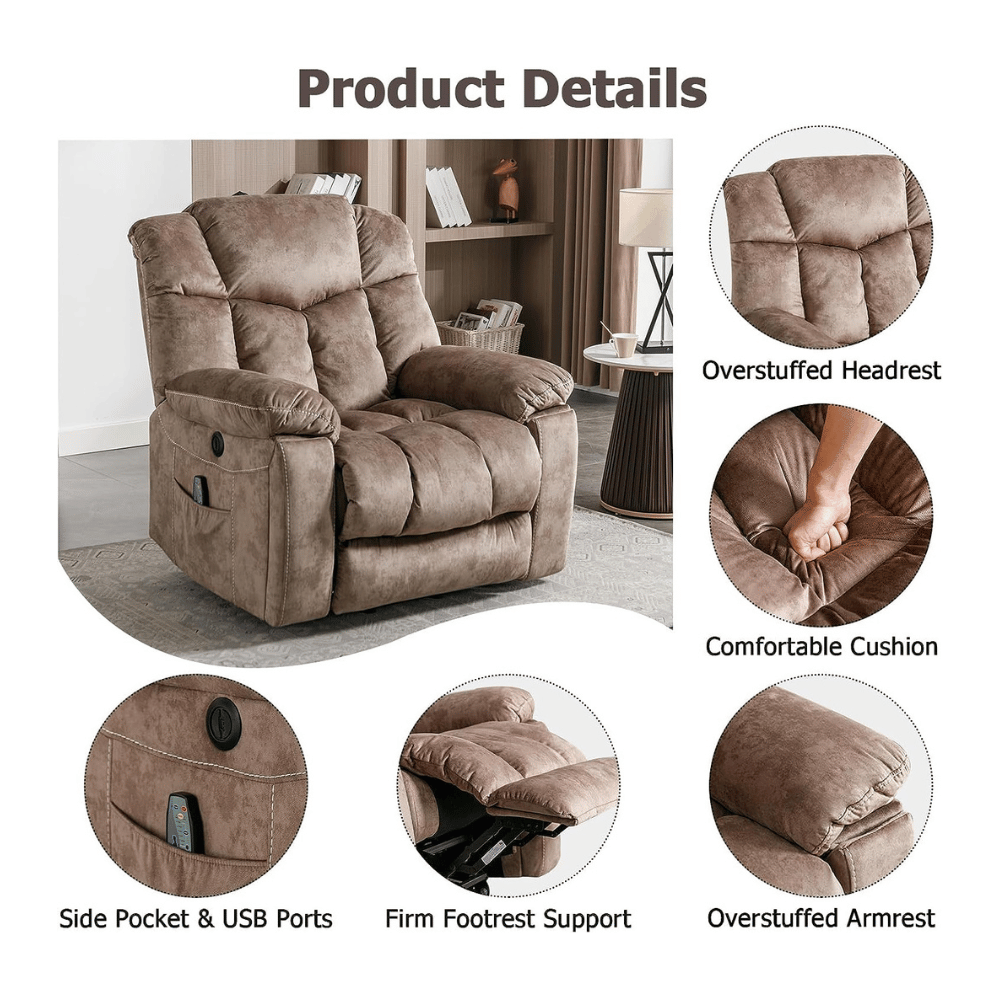 CANMOV senior-friendly recliner chair