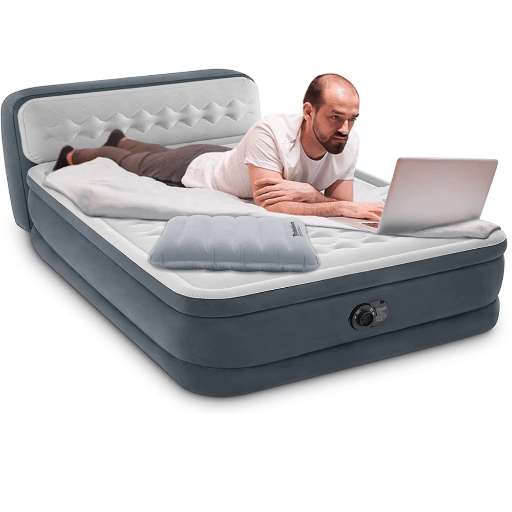 Intex flocked top air mattress