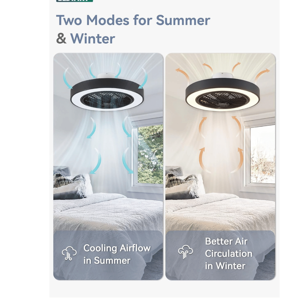 LEDIARY airflow ceiling fan