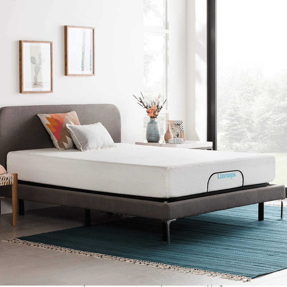 Queen bed base for personalized sleep experience