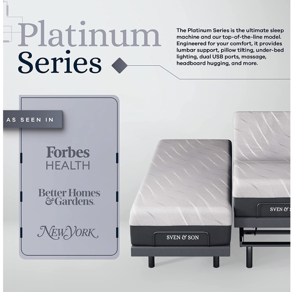 Sven & Son Platinum adjustable base mattress